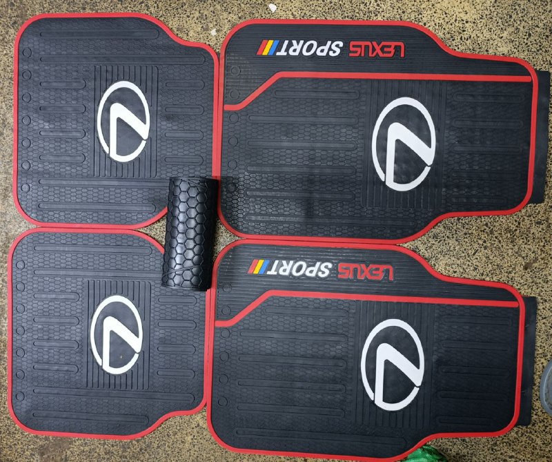 7bcdbfd5-69c3-4e4c-b8a3-13b9633bc230 Lexus Sport branded heavy-duty rubber floor mats - Image 1