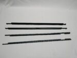4-piece set of Black Window Seal Belt Weather Strips for Toyota Wish 2009 - Image 2