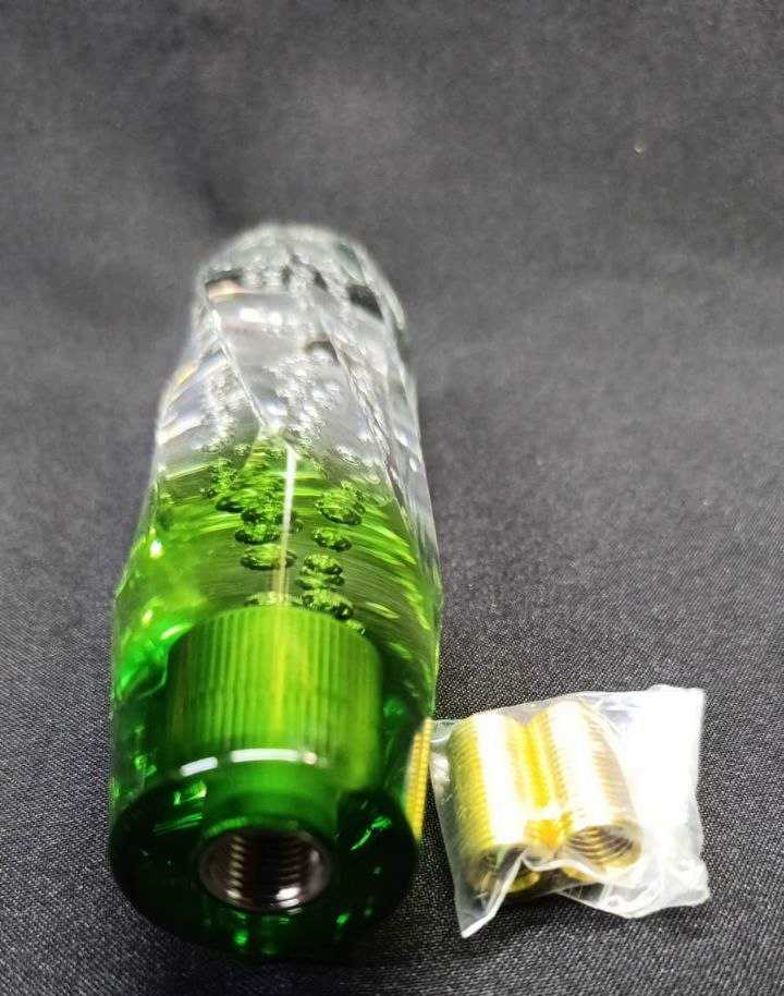 276022a8-d445-468a-9b3d-74bf199ac25f Gear Knob Clear 15 cm-Green - Image 1