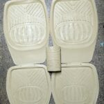 Floor Mat Bowl Type Set -Brown