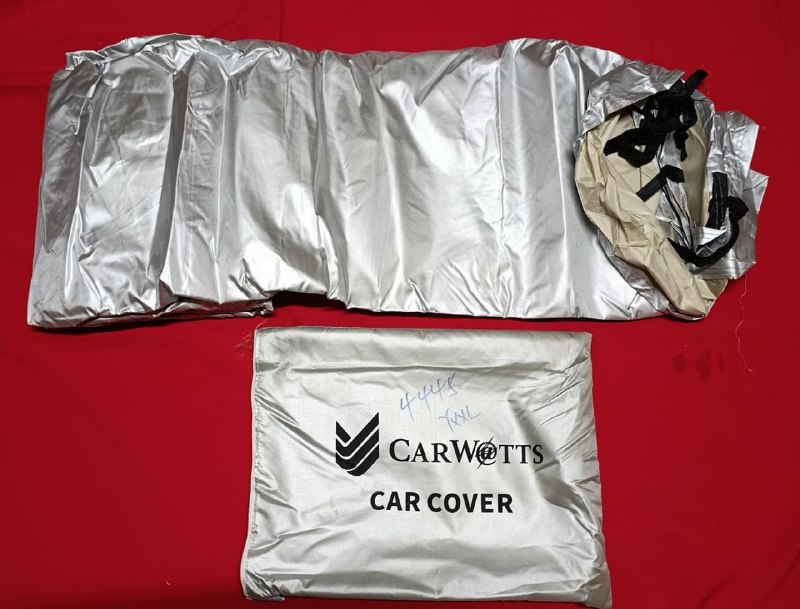 489d6b0b-23b9-4a2c-8ce5-f749eda0c84a Star Car Cover - Medium Duty (Silver) YXXL - Image 1