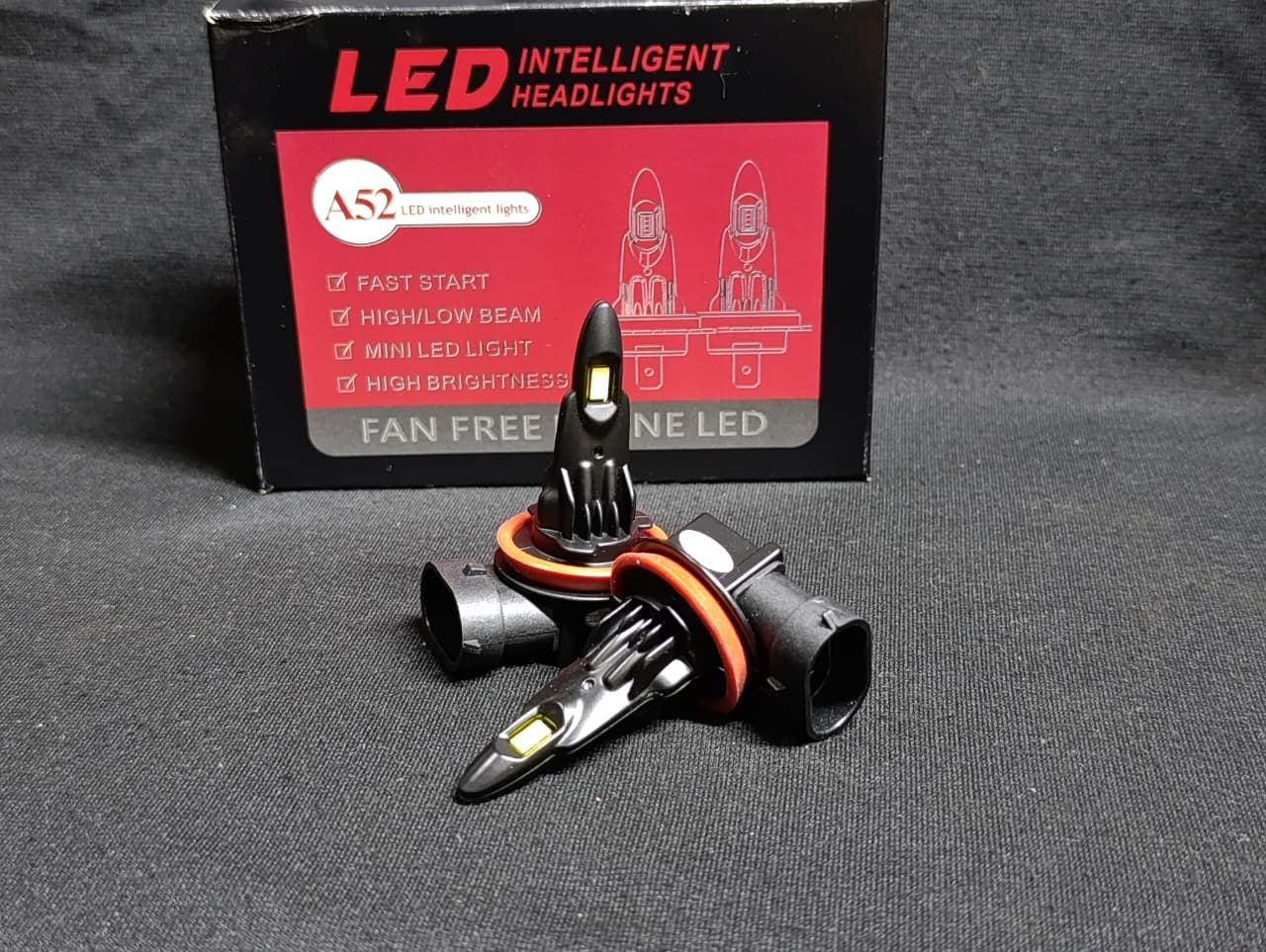 6db08c71-166a-464d-9f5f-512f31e661db A52 model LED headlight bulbs H8/H9/H11 - Image 1