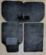 Black woolen car floor mats 5PC Set
