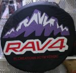 Car Spare Wheel Cover Toyota Rav-4  Size 15"
