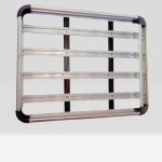 Universal aluminum alloy car roof luggage rack-Silver