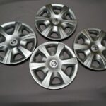 Metallic silver car wheel cover 15" 4pcs