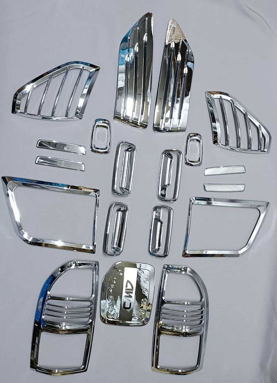 e10a109b-8c25-4484-a541-2097628b7347 Car Chrome Kit For Toyota PRADO FJ 90 - Image 1