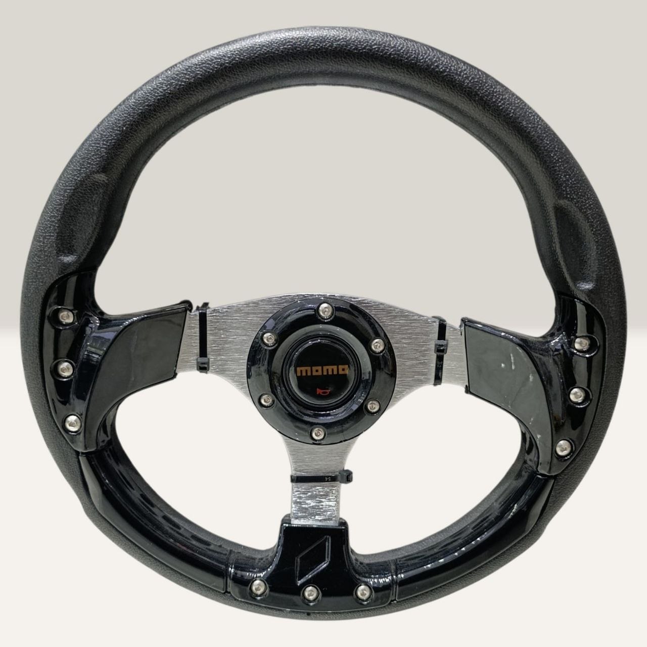 45ecbe2d-ae8a-47c6-9b27-d1814c302a45 Car Momo Sport Steering Wheel Black - Image 1