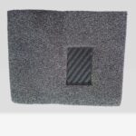 Car Spongy Floor Mat Carpet 1.3mm thick-black