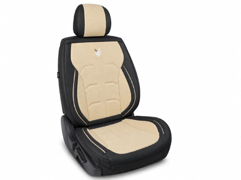 33a01a00-f6cf-4cd4-a1e0-46622e51da4b Car Seat Covers 5 Seater-Beige & Black - Image 1